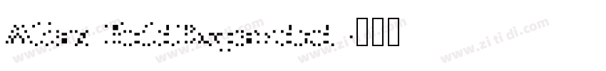 Alias BoldExpanded字体转换